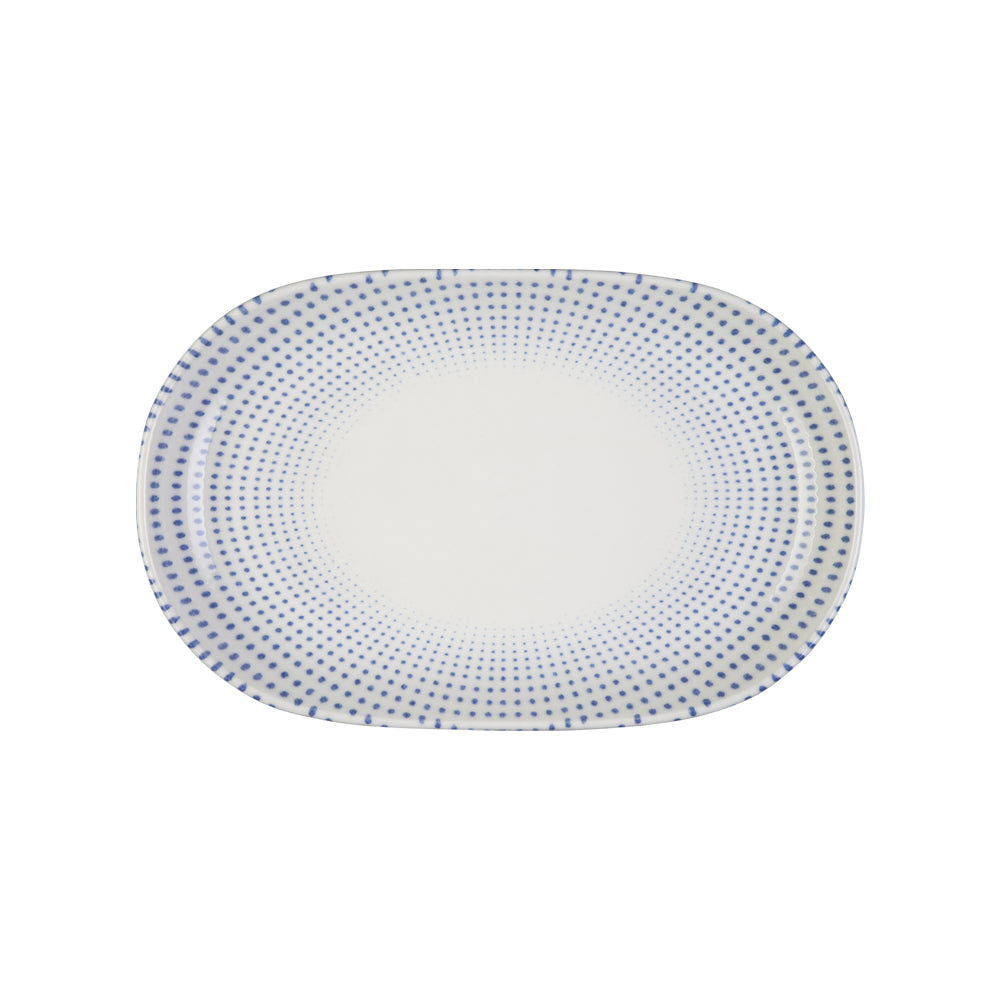 Harmony Blue Magnus Oval Platter 33 cm